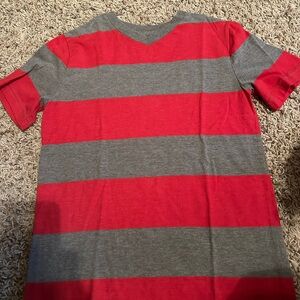 Arizona boys short sleeved shirt in red and grey color in Size 10-12